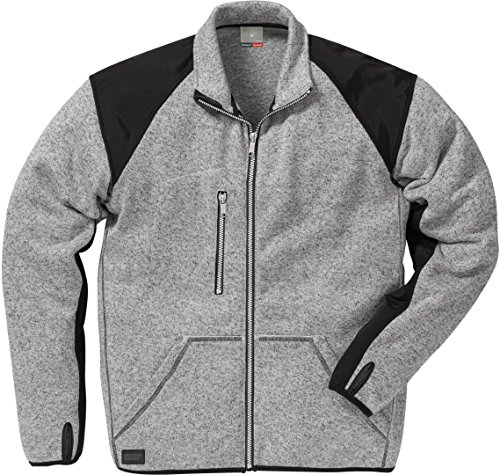 Fristad Kansas - Fleece jacket 7451 PRKN Large Grey/Black 114032-896 L von Fristads