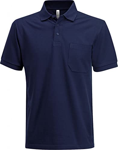 Fristads Schweres Poloshirt 1721 PIQ - Größe 3XL - Dunkles Marineblau von Fristads
