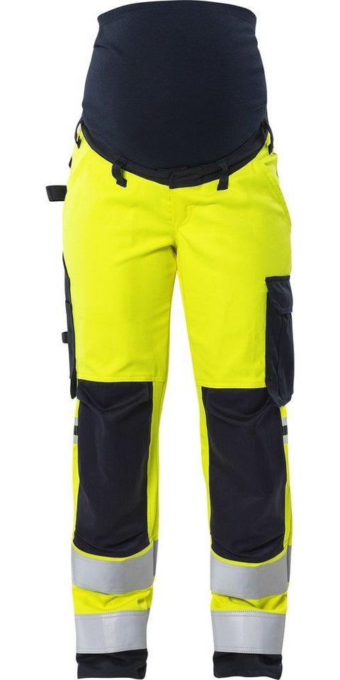 Fristads Warnschutz-Shirt Flamestat High Vis Umstands-Stretch-Hose, KL. 2 2507 ATHF von Fristads