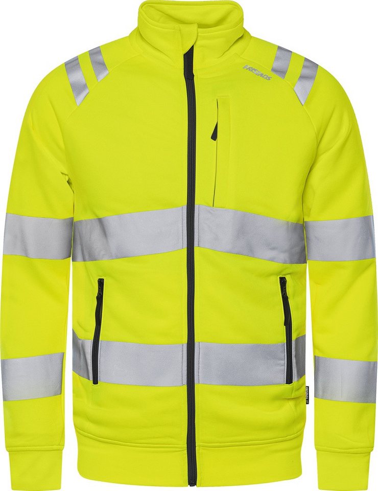 Fristads Warnschutz-Shirt High Vis Sweatjacke Kl. 3 7863 GPSW von Fristads