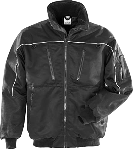 Fristads Winterjacke Pilotenjacke wasserabweisend PP464, Farbe:schwarz;Größe:M von Fristads