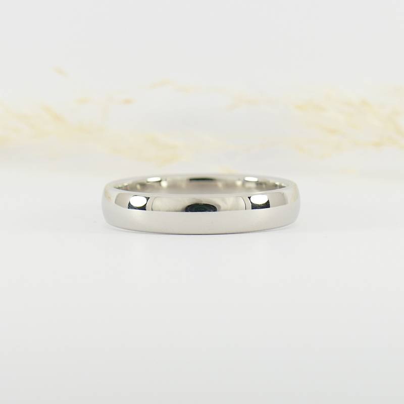 Herrenehering in Platin 950 Mit Einer Polierter Oberfläche Und Breite Von 4, 50 Mm von FritzWeismannJewelry