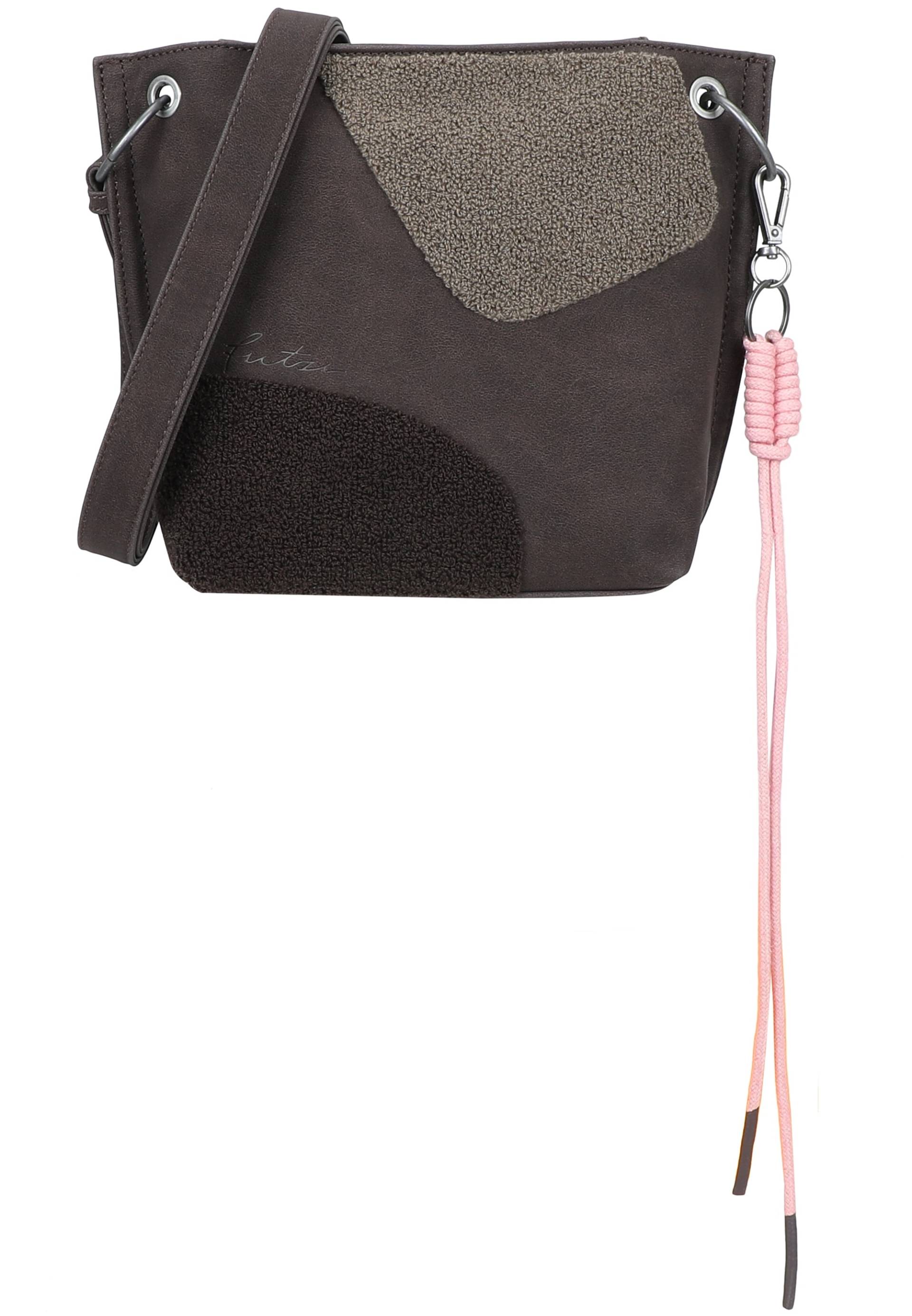 Fritzi aus Preußen Schultertasche "Fritzi03 Limited Happy Flocked Jive Soft Berry" mit moderner Flockung von Fritzi Aus Preußen