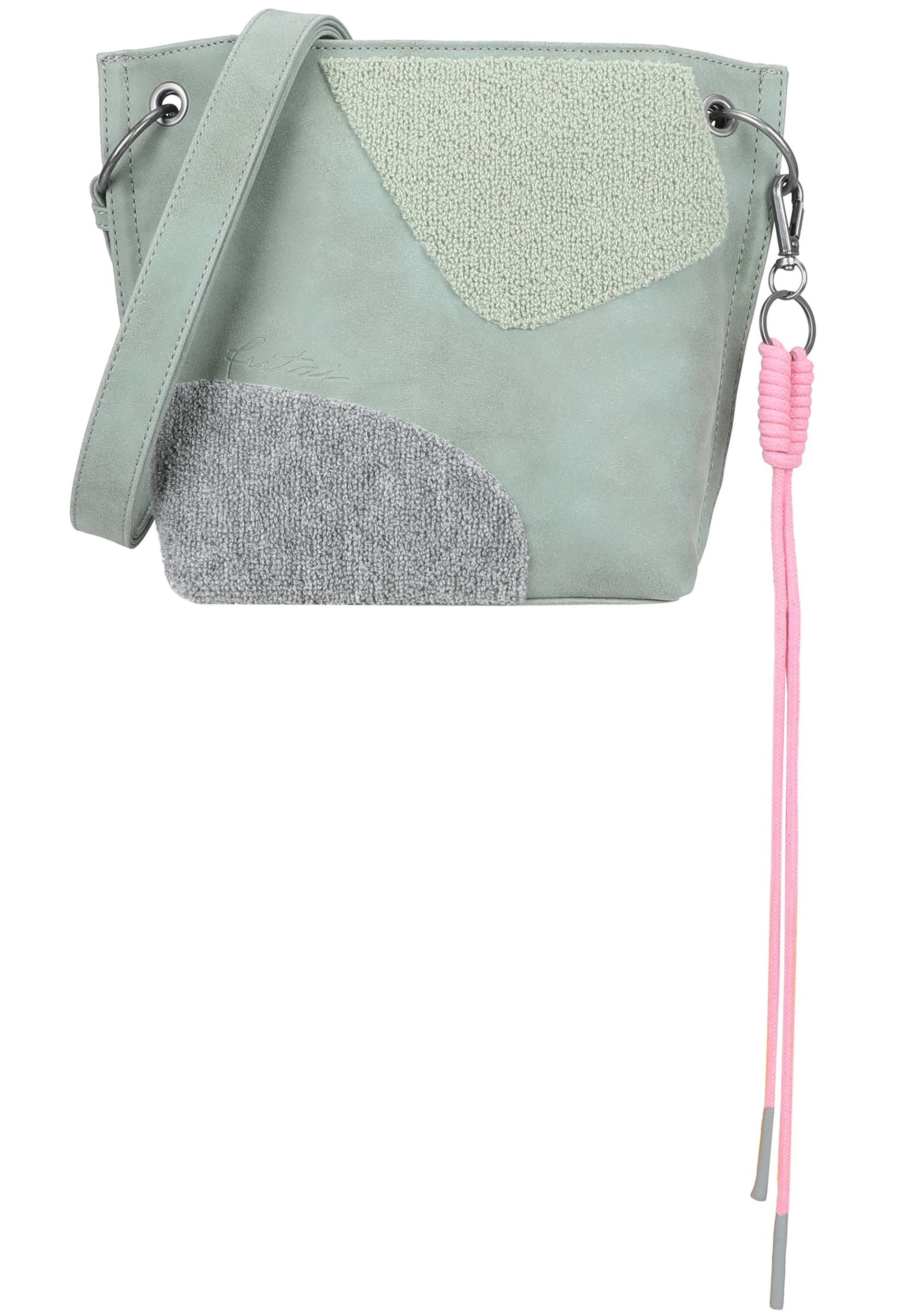 Fritzi aus Preußen Schultertasche "Fritzi03 Limited Happy Flocked Jive Soft Berry" mit moderner Flockung von Fritzi Aus Preußen