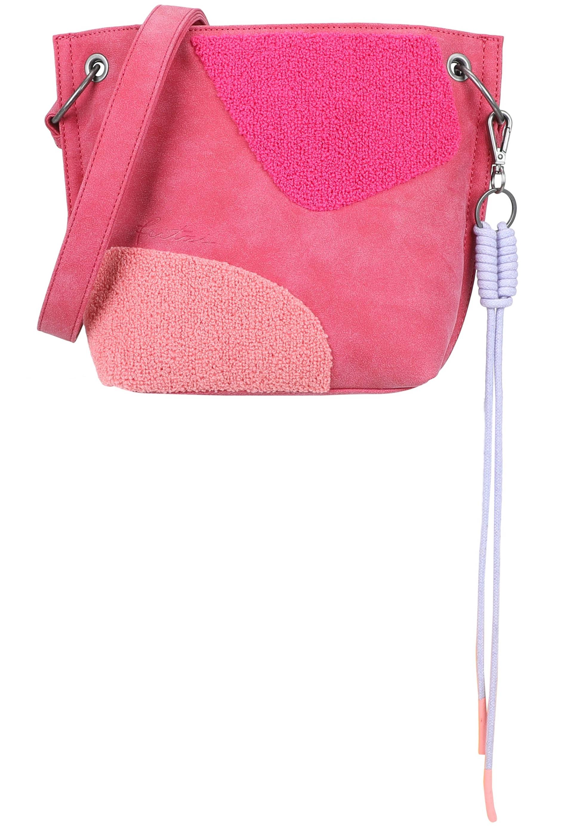 Fritzi aus Preußen Schultertasche "Fritzi03 Limited Happy Flocked Jive Soft Berry" mit moderner Flockung von Fritzi Aus Preußen