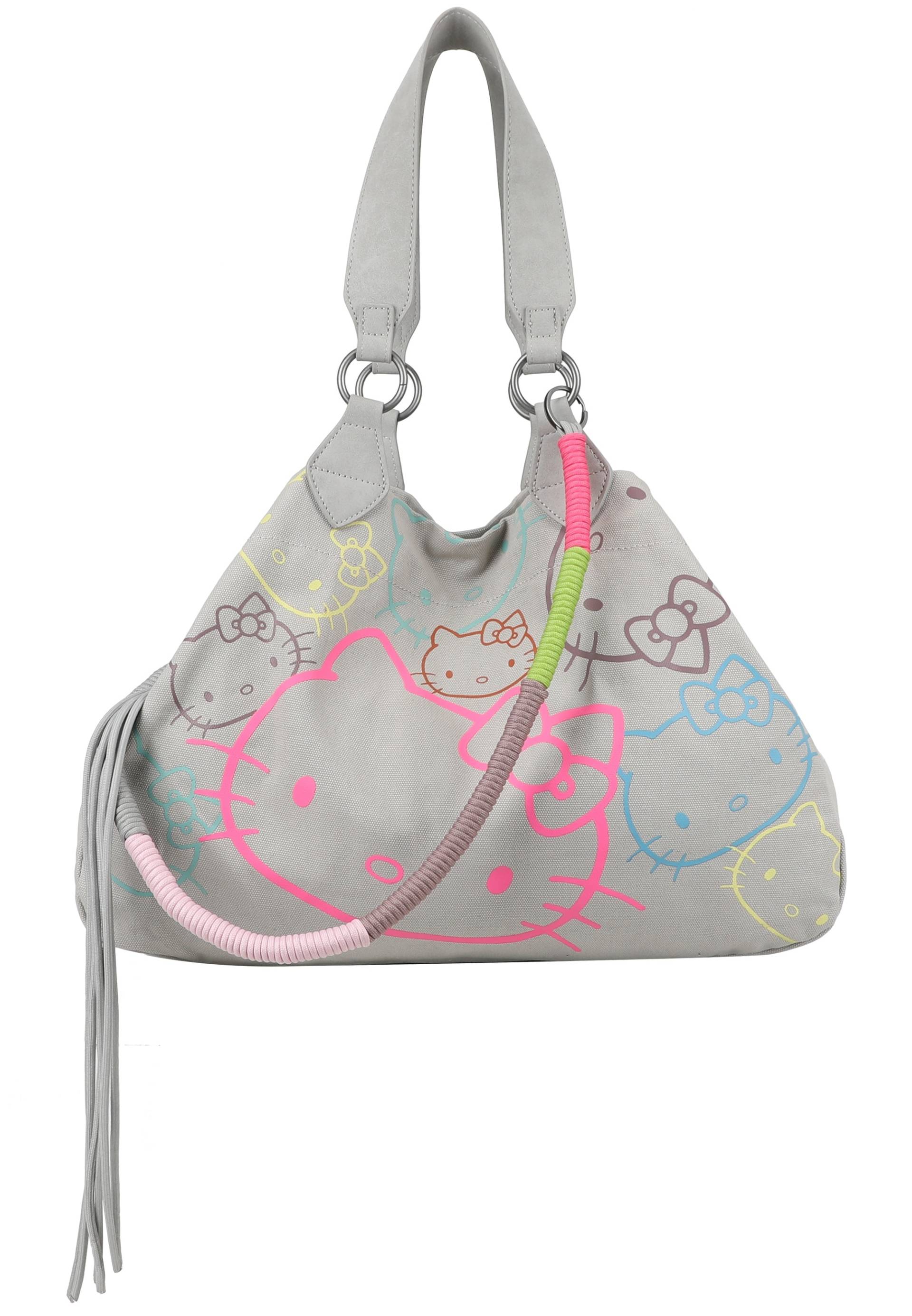 Fritzi aus Preußen Schultertasche "Izzy Medium Limited Head Flocked", mit tollen Hello Kitty-Prints von Fritzi Aus Preußen