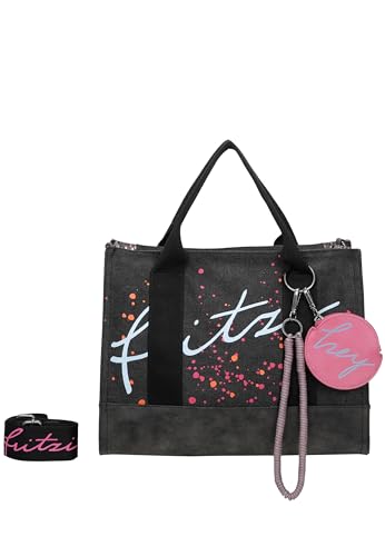 Fritzi aus Preussen Damen Canvas Tote Bag Black Shopper von Fritzi aus Preussen