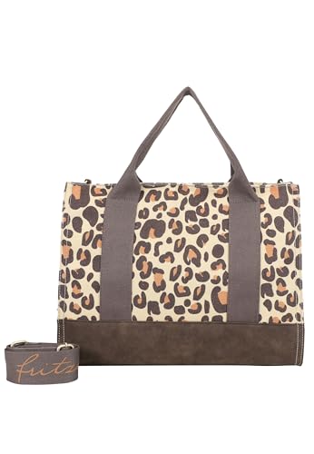 Fritzi aus Preussen Damen Canvas Tote Bag Leo Camel Shopper von Fritzi aus Preussen