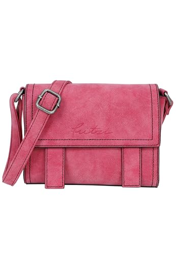 Fritzi aus Preussen Damen Fritzi Satchel Small Jive Berry Pink Cross von Fritzi aus Preussen