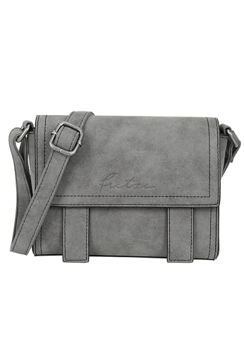 Fritzi aus Preussen Damen Fritzi Satchel Small Jive Warm Grey Cross von Fritzi aus Preussen