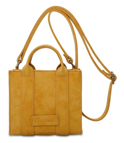 Fritzi aus Preussen Fritzi Square Vintage Crossbody Bag S Honey Mustard von Fritzi aus Preussen