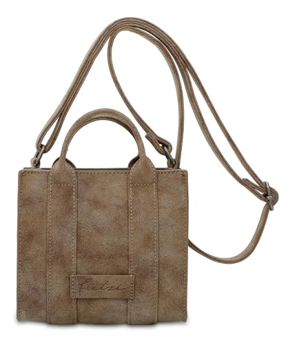 Fritzi aus Preussen Fritzi Square Vintage Crossbody Bag S Old Wood von Fritzi aus Preussen