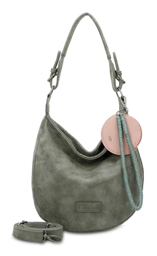 Fritzi aus Preussen Damen Fritzi Vintage Anthrazit Hobo von Fritzi aus Preussen
