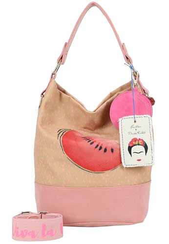 Fritzi aus Preussen Izzy07 Fritzi x Frida Kahlo Limited Canvas Hobo Bag Melon von Fritzi aus Preussen