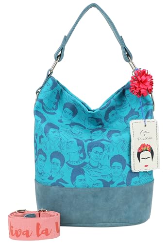Fritzi aus Preussen Izzy07 Fritzi x Frida Kahlo Limited Canvas Hobo Bag Frida Heads von Fritzi aus Preussen