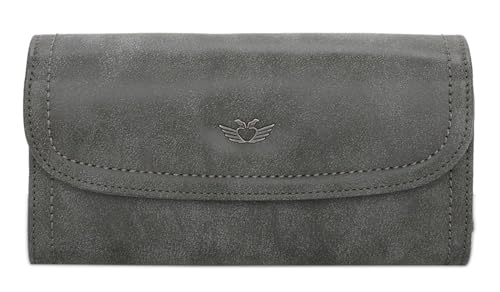 Fritzi aus Preussen Damen Fritzi12 Heide Vintage Anthrazit Reisezubehör-Brieftasche von Fritzi aus Preussen