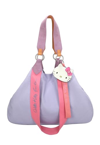 Fritzi aus Preussen Izzy Medium Canvas Hello Kitty Shopper Lilac Cat von Fritzi aus Preussen