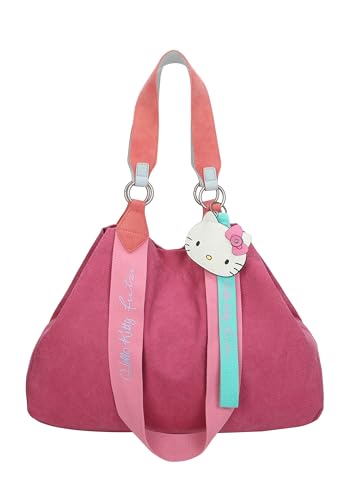 Fritzi aus Preussen Damen Hello Kitty Fritzi Izzy Medium Canvas Pink Cat Shopper von Fritzi aus Preussen