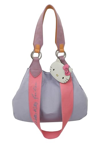 Fritzi aus Preussen Damen Hello Kitty Fritzi Izzy Mini Canvas Lilac Cat Shopper von Fritzi aus Preussen