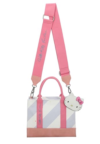 Fritzi aus Preussen Damen Hello Kitty Fritzi Izzy09 Canvas Stripe Ice Blue Cross von Fritzi aus Preussen
