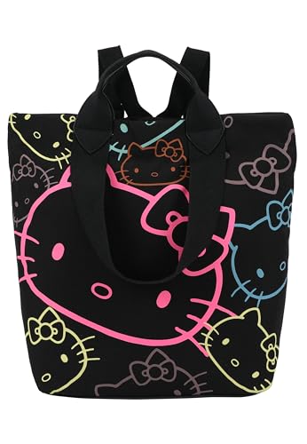 Fritzi aus Preussen Damen Hello Kitty Fritzi JU Outline Sky Black Cat Backpack von Fritzi aus Preussen