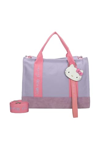 Fritzi aus Preussen Damen Hello Kitty Fritzi Tote Bag Canvas Lilac Cat Shopper von Fritzi aus Preussen