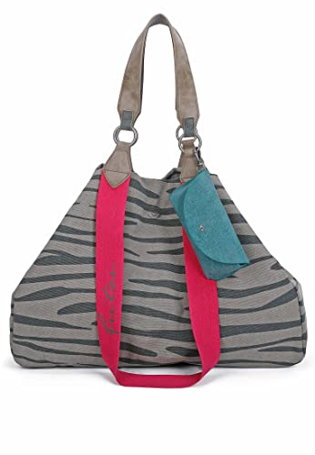 Fritzi aus Preussen Damen Izzy Canvas 0514 Zebra Wild Shopper von Fritzi aus Preussen