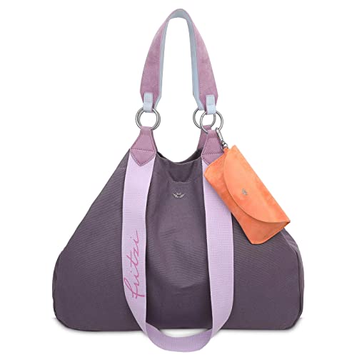 Fritzi aus Preussen Damen Izzy Canvas Plumy Shopper von Fritzi aus Preussen