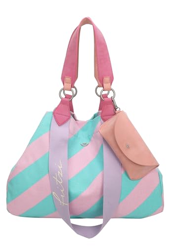 Fritzi aus Preussen Damen Izzy Ice Medium Canvas Pink Laguun Shopper von Fritzi aus Preussen