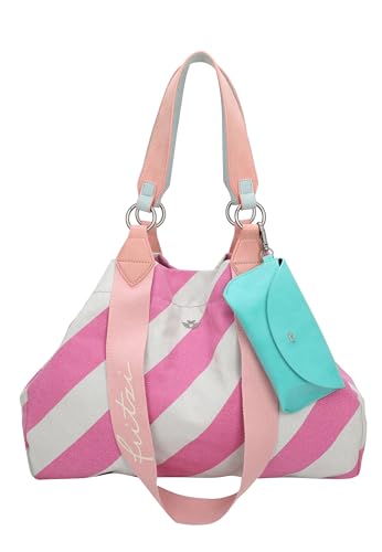 Fritzi aus Preussen Damen Izzy Ice Medium Canvas Pink Sand Shopper von Fritzi aus Preussen