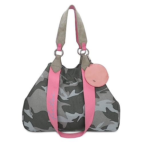 Fritzi aus Preussen Damen Izzy Medium Canvas Camo Jungle Shopper von Fritzi aus Preussen