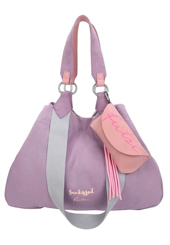 Fritzi aus Preussen Damen Izzy Medium Denim Washed Purple Shopper von Fritzi aus Preussen