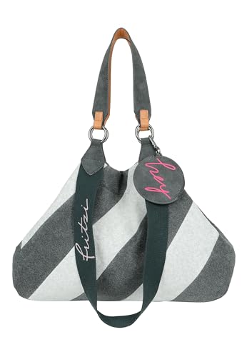 Fritzi aus Preussen Damen Izzy Medium Frottee Anthra Sand Shopper von Fritzi aus Preussen