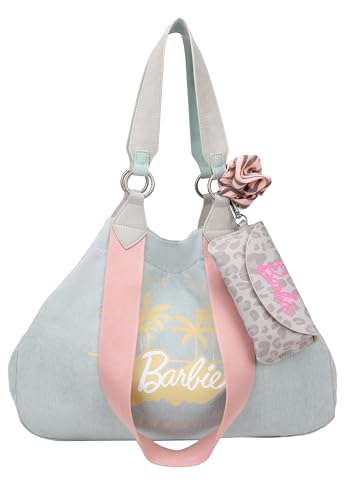 Fritzi aus Preussen Damen Izzy Medium Malibu Barbie Washed Denim Fresh Blue Shopper, Bue von Fritzi aus Preussen