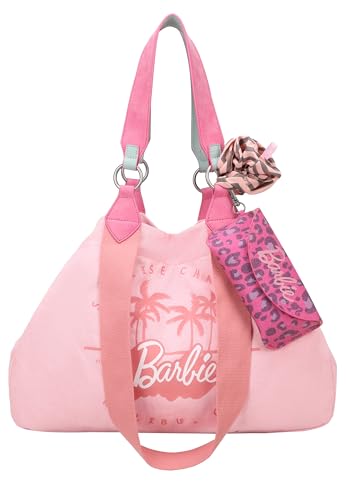 Fritzi aus Preussen Damen Izzy Medium Malibu Barbie Washed Denim Sweet Rose Shopper von Fritzi aus Preussen