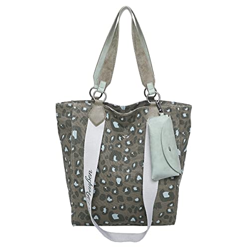 Fritzi aus Preussen Damen Izzy02 Canvas Leo Jungle Tote von Fritzi aus Preussen