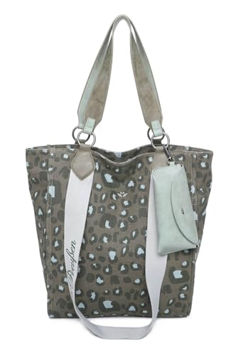 Fritzi aus Preussen Damen Izzy02 Canvas Leo Jungle Tote von Fritzi aus Preussen