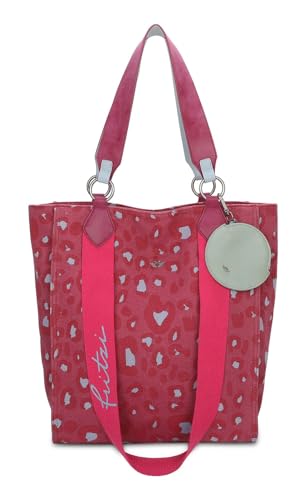 Fritzi aus Preussen Damen Izzy02 Canvas Leo Pink Tote-Bag von Fritzi aus Preussen