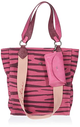 Fritzi aus Preussen Damen Izzy02 Canvas Shopper, Zebra Pink von Fritzi aus Preussen