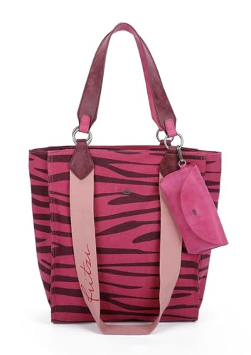 Fritzi aus Preussen Canvas Izzy02 Tote Zebra Pink von Fritzi aus Preussen