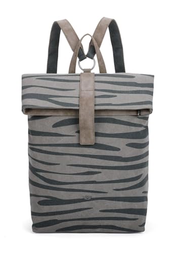 Fritzi aus Preussen Damen Izzy03 Canvas 0514 Zebra Wild Rucksack von Fritzi aus Preussen
