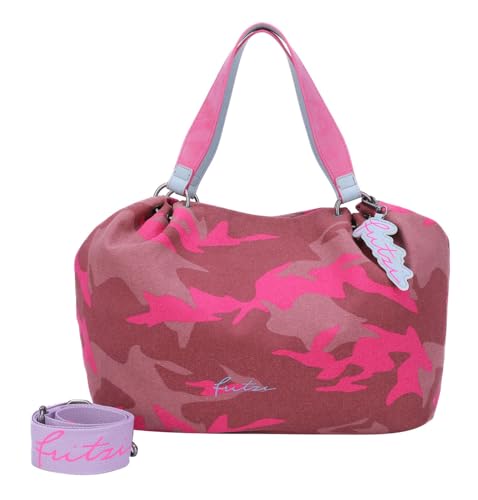 Fritzi aus Preussen Damen Joshi01 Canvas Camo Pinky Shopper von Fritzi aus Preussen