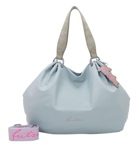 Fritzi aus Preussen Damen Joshi01 Sky Blue Shopper von Fritzi aus Preussen