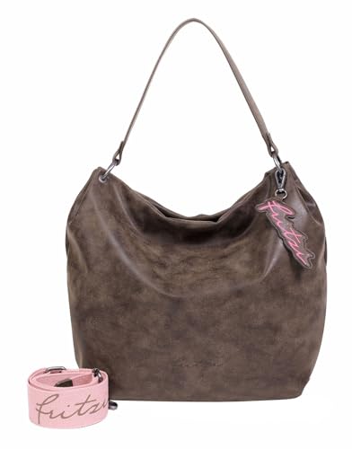 Fritzi aus Preussen Damen Joshi02 Vintage Choc Hobo von Fritzi aus Preussen