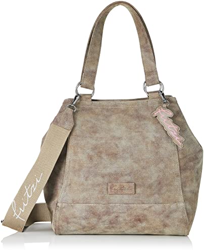 Fritzi aus Preussen Damen Joy01 Rub Old Wood Shopper von Fritzi aus Preussen