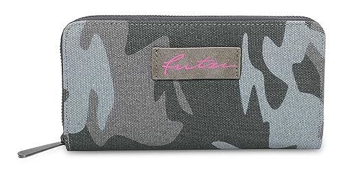 Fritzi aus Preussen Damen Nicole Canvas Camo Jungle Reisezubehör-Brieftasche von Fritzi aus Preussen