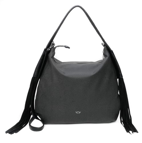 Fritzi aus Preussen Damen Leja medium Snake Hobo Schultertasche, Black von Fritzi aus Preussen