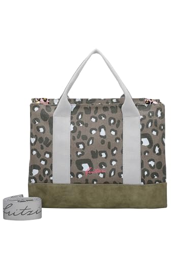 Fritzi aus Preussen Damen Tote Bag Canvas Leo Jungle Shopper von Fritzi aus Preussen