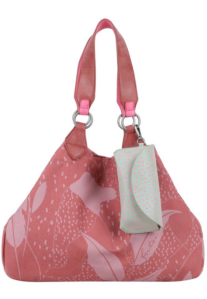 Fritzi aus Preußen Henkeltasche Leaves Canvas Anthra Ice, mit abnehmbarem Sonnenbrillenetuis Fritzi aus Preußen Henkeltasche Leaves Canvas Anthra Ice, mit abnehmbarem Sonnenbrillenetuis von Fritzi aus Preußen