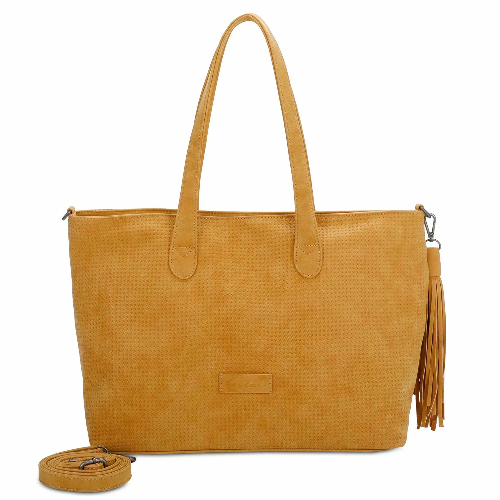 Shopper Jordy Vintage Honey Mustard Mittelbraun von Fritzi aus Preußen